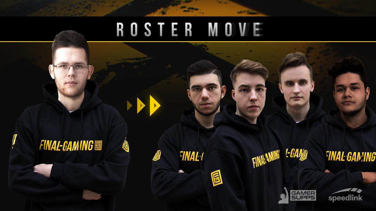 finalgaming_de's tweet photo. Statement zum Rosterchange @TPiece für @CrnkyCK
#goFINAL #beGAMING #CallofFinal
Read: https://t.co/AZvojB2iyC https://t.co/OTKYwedZFd