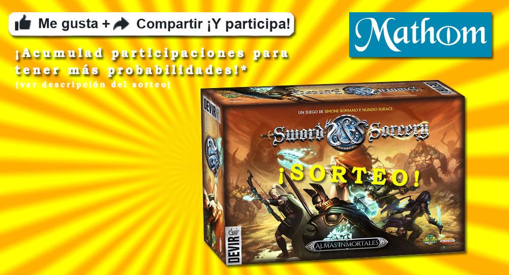 MathomStore's tweet photo. ¡SORTEO! El jueves 2 de mayo sortearemos un ejemplar del juego de Devir "SWORD &amp; SORCERY" entre todos aquellos que nos sigan en Twitter y que hagan un retweet de esta imagen. Si lo hacéis en Facebook y en Instagram acumularéis más puntos. Mucha suerte. https://t.co/UyJmo21j3J