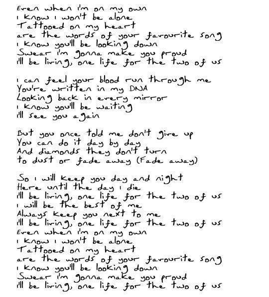 always on X: #TwoOfUs Lyrics to Two Of Us in Louis' handwriting:   / X