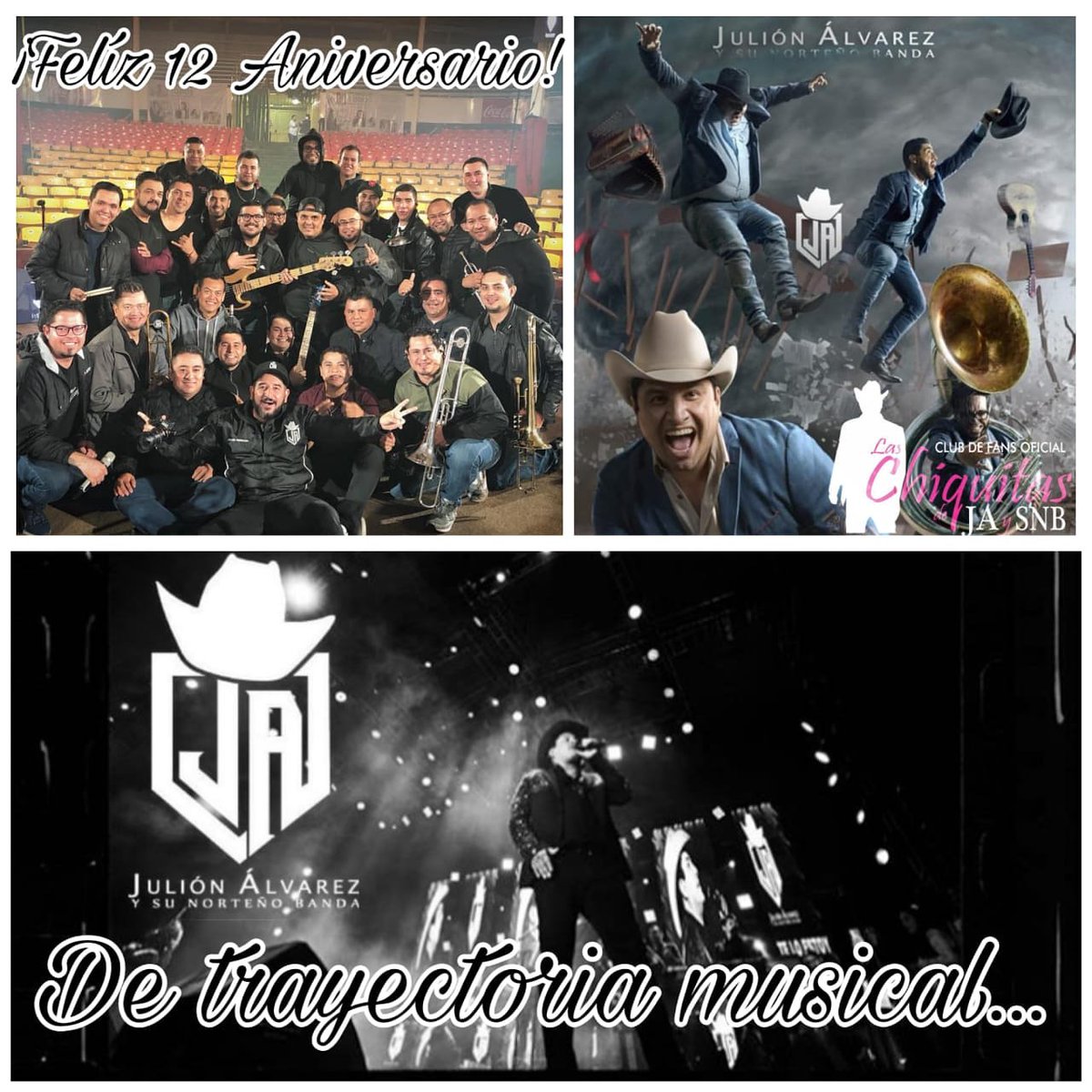 Esmeral00948044's tweet photo. 12 años de trayectoria entregando lo mejor de ti❤️🎶🤠Muchas felicidades... #JuliónÁlvarezysuNorteñoBanda
#ClubDeFansOficial
#LasChiquitasDeJuliónÁlvarezYSNB💕
#SedeColima❤️
#Celebrando12Años
#EsteSoyYoGraciasPorCreer
@angelesmendozap @chiquitaluu
@EEnrique_F @newsmedialatino https://t.co/97Zs1Qfxk7