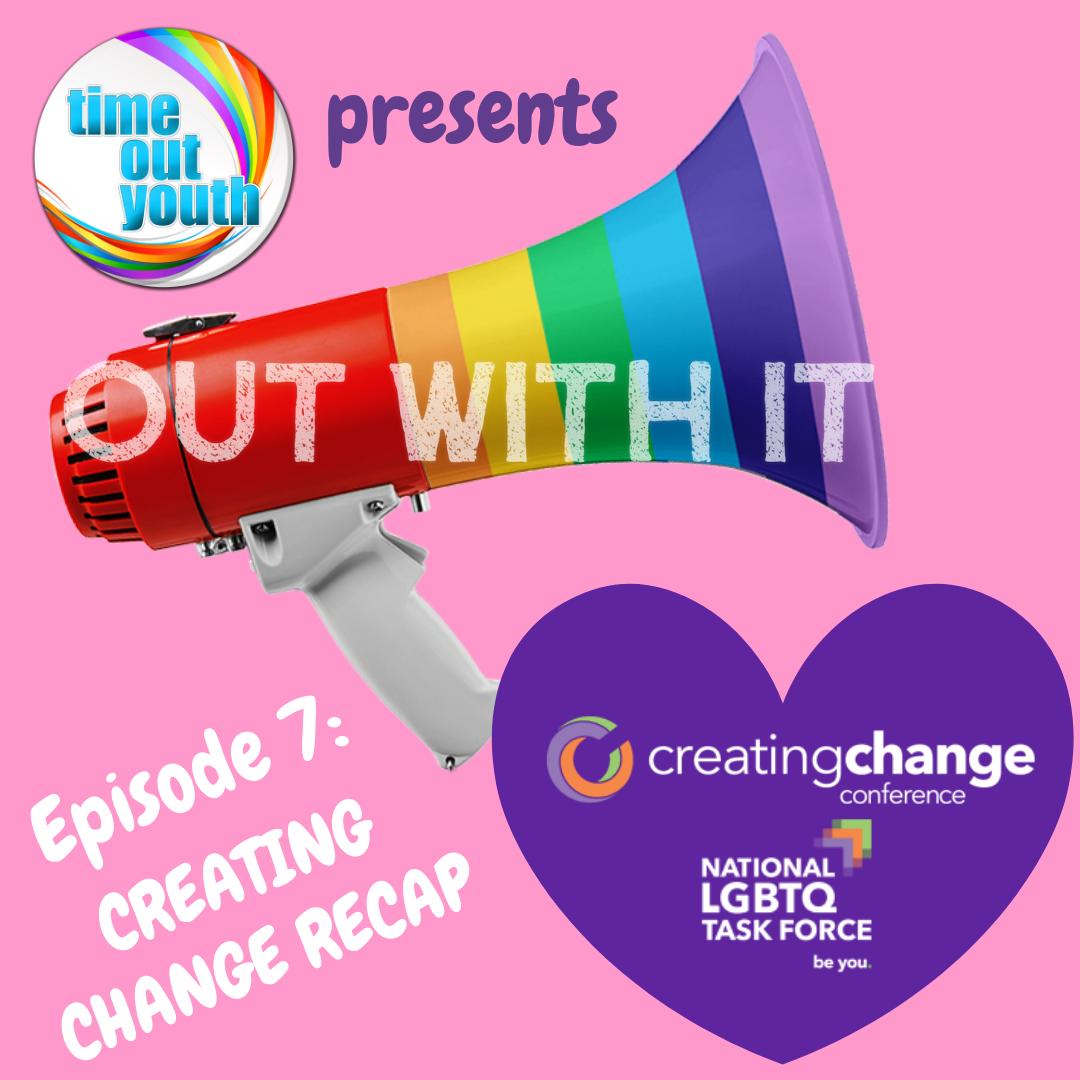 OutWithItPod's tweet photo. Happy Thursday friends! A new podcast episode is now available! In this episode, we sit down and discuss our recent visit to @TheTaskForce annual #CreatingChange Conference! We had a blast recapping some of our favorite moments of #CC19. We hope you enjoy! 🦄 https://t.co/kCMqbfJXAo