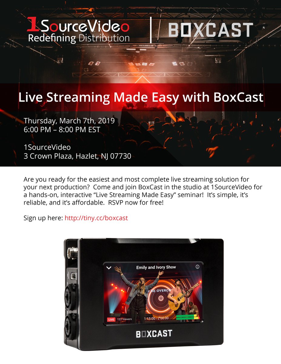 1sourcevideo's tweet photo. #BoxCast #1SourceVideo #streaming #livestreaming #live #production #behindthescenes #products #broadcasting #BoxCasterPro #HEVCStreamingEncoder #encoding #decoding #3crownplaza #hazletnj #monmouthcounty #RedefiningDistribution https://t.co/uc5UbINInR