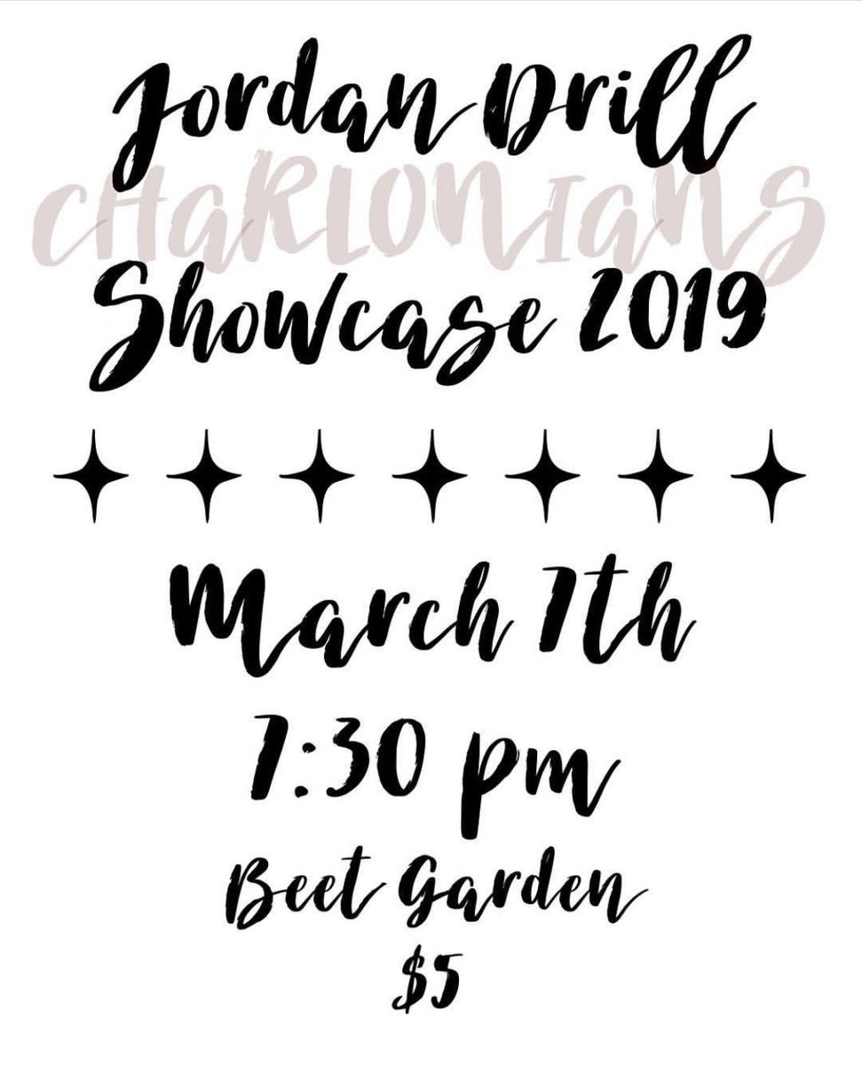JHSdrill's tweet image. Showcase tonight in the Beetgarden @ 7:30pm !!! 🤩