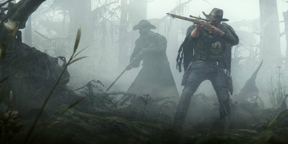 Father_Murder's tweet photo. Going live now! Over at https://t.co/awm8zSaJzq ! 

Going for an adventure out on the bayou again with some @HuntShowdown! Gotta banish those baddies back to hell. 

Oh and have I mentioned how stoked I am for Devil May Cry 5 tomorrow? CAUSE I'M PUMPED! 

#teamb42 https://t.co/O6CpLqMxEg