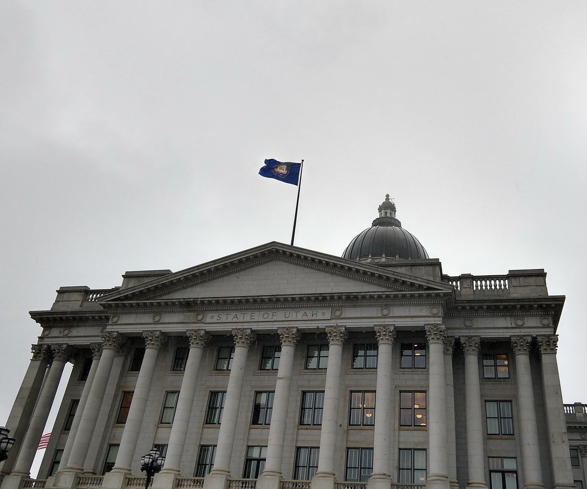 utahflag's tweet photo. Good morning from the Capitol! HB 219 is in the docket for today. There's still time to email your representative!
#utpol #utahflag #utleg @UtahPolicy https://t.co/nrKa42cj7A