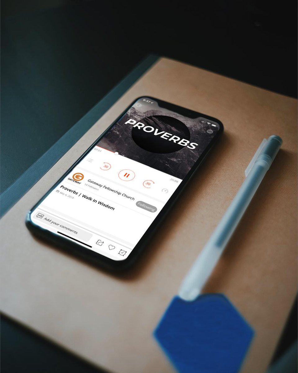 gatewaysatx's tweet image. Discover how you can walk in wisdom by listening to the first message in the #Proverbs series online and on the podcast app! #Proverbs #WalkInWisdom

Online: mygateway.tv/podcast

Podcast App: mygateway.tv/itunes