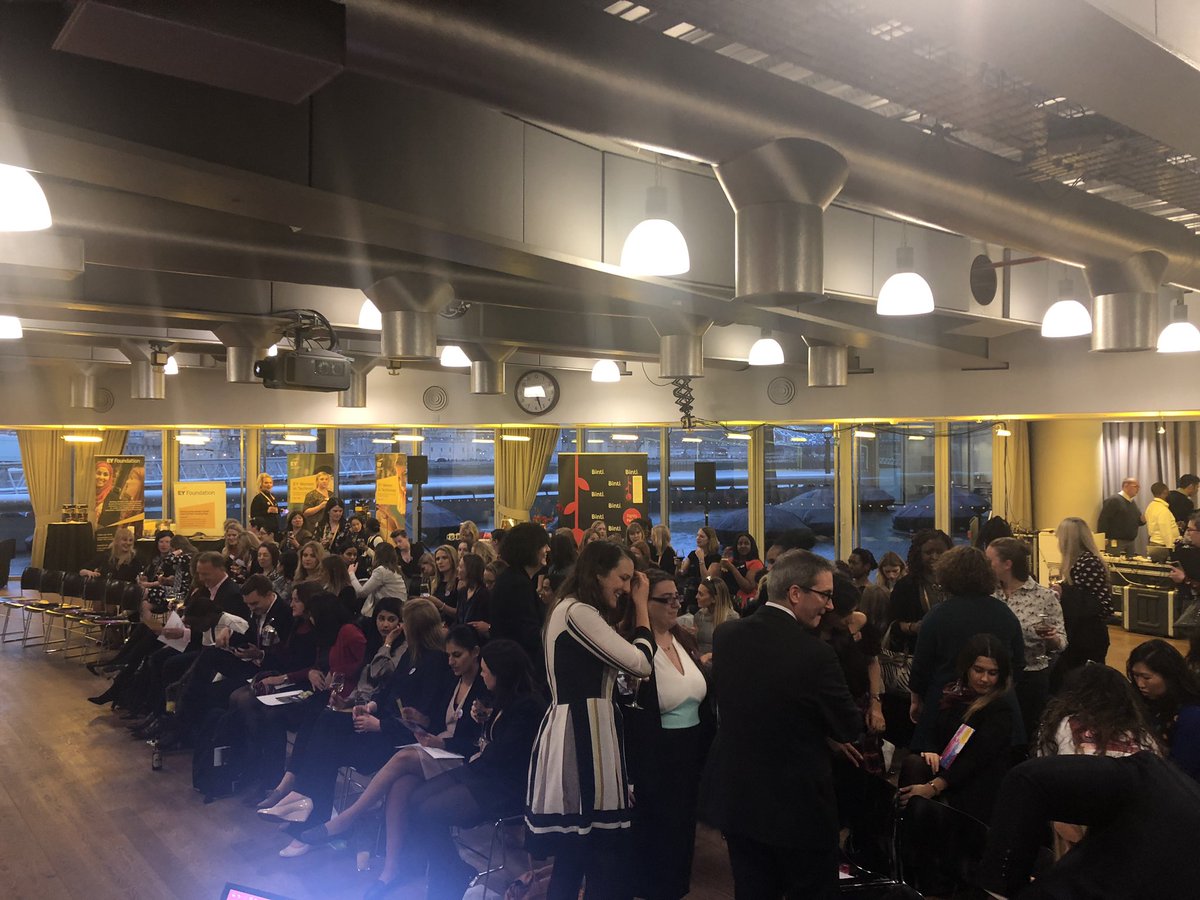 @EYWomensNetwork delighted to be at our #IWD2019 event in our main London Office, beamed live across our @EY_UKI offices! Packed house, with lots to celebrate #WomenFastForward