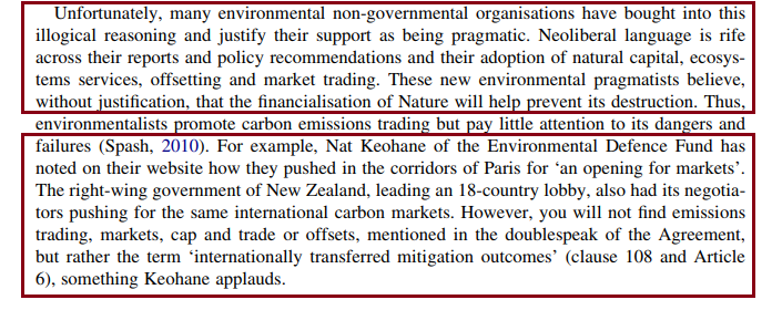 CompromisedNGOs's tweet photo. @GretaThunberg Economist &amp; Professor Clive L. Spash holds the Chair of Public Policy &amp; Governance at WU in Vienna &amp; is Editor-in-Chief of Environmental Values. He explains the Paris Agreement in his 2016 paper "This Changes Nothing". 
https://t.co/1sWlAebJQQ 
Text 11 - p. 4 https://t.co/HzQNmCnVMm