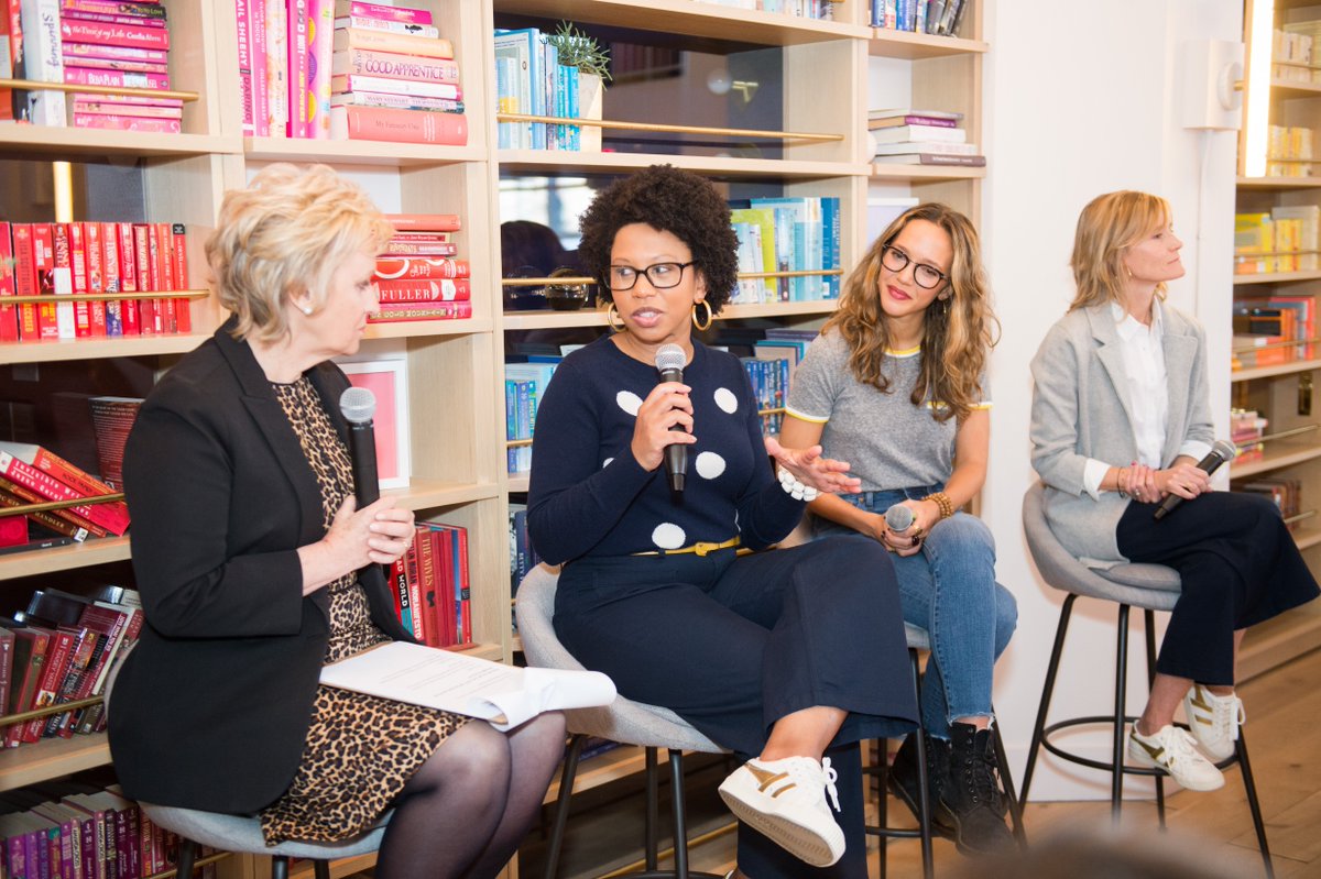 WomenintheWorld's tweet photo. Yesterday at @the_wing, to celebrate #InternationalWomensDay this week, we teamed up w/ @jcrew as part of our #powerpairs campaign to host a panel of inspiring women. Such a powerful morning with @wellreadblkgirl , Zoë Buckman, @carleyroney & our founder @TinaBrownLM. https://t.co/GFzI4I0oMv