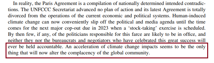 CompromisedNGOs's tweet photo. @GretaThunberg Economist &amp; Professor Clive L. Spash holds the Chair of Public Policy &amp; Governance at WU in Vienna &amp; is Editor-in-Chief of Environmental Values. He explains the Paris Agreement in his 2016 paper "This Changes Nothing". 
https://t.co/1sWlAebJQQ 
Text 17 - p. 5 https://t.co/KwJoCuo3yG