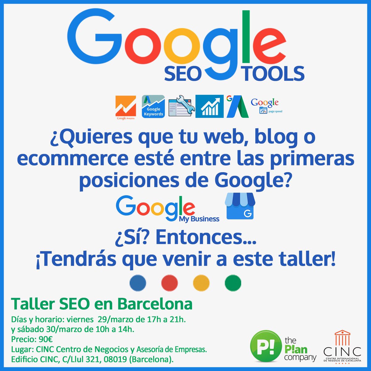 ¡Sube a las primeras posiciones de Google sin tener que pagar por anuncios!
📌
¡Te enseñaré todo lo aprendido en posicionamiento (SEO) en mis visitas a Google!
🔗
Estaré compartiendo mis conocimientos junto a una de las mejores estrategas del SEO en Europa
👉🏻 <a href="/crocreativo/">CRO Creativo</a>.