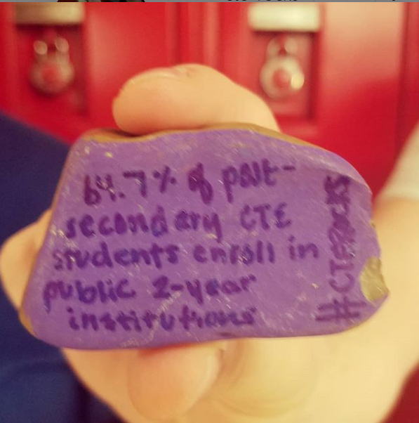 CTEROCKS1's tweet photo. "64.7% of post-secondary CTE students enroll in public 2-year institutions." #arcte19 #CTERocks #careertech @arcareered https://t.co/0G4ch5cZAg