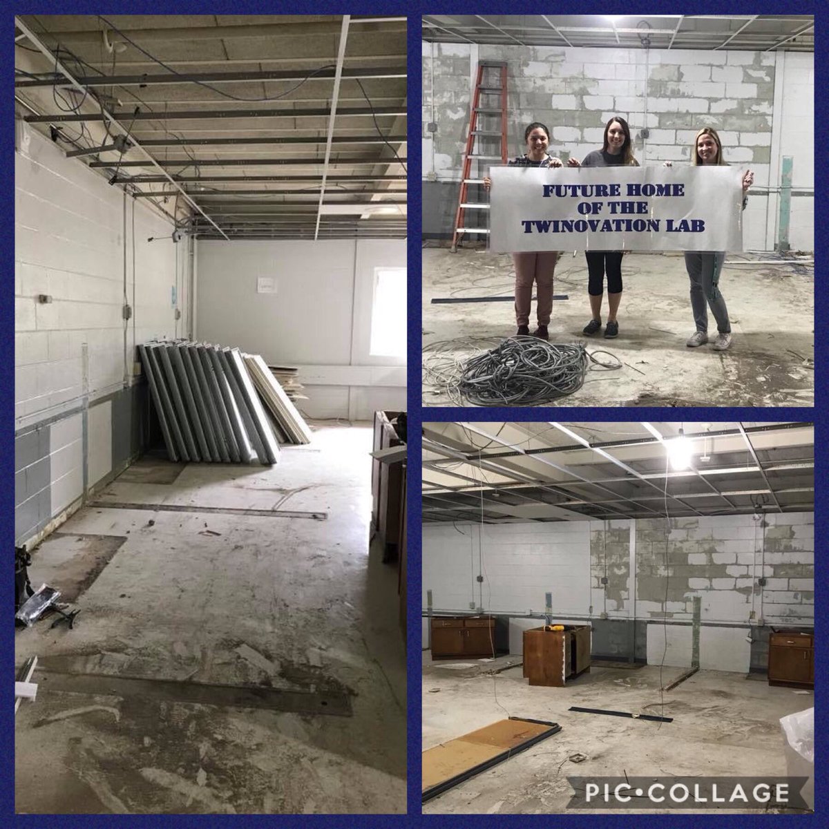 SDMS_VWeLab's tweet image. Then...and now. We have gone from an empty space to a successful eLab in one year. Today the @VWeLabs hosted teachers &amp;amp; admin from Indiana, sharing insights as to what it takes to start a digital fabrication lab and incorporate PBL. 
@pefchattanooga 
@PEFinnovation 
#HCDEengage