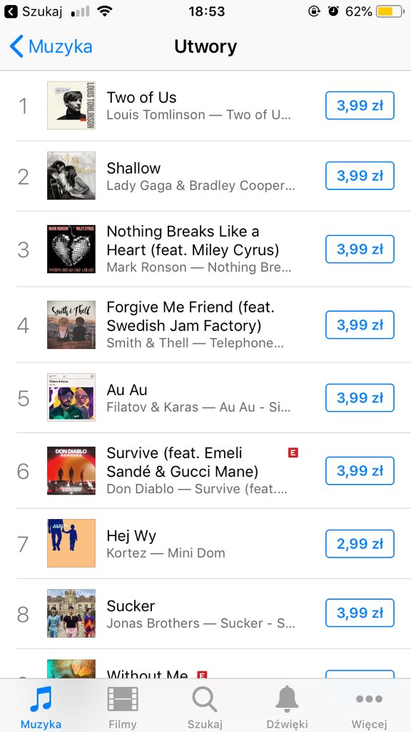 smoloubean's tweet photo. @aristarecords @Louis_Tomlinson he’s #1 in poland too💗 https://t.co/g9YVszu0Kp