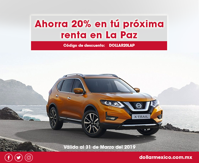 Dollar_Mexico's tweet photo. ¡Visita #LAPAZ con un 20% de descuento! 😍 Este paraíso te espera 🏝no lo pienses más #RentaUnAuto y disfruta 🇲🇽
#Mexico #viaje #RoadTrip #Vacaciones #playa #RentACar https://t.co/7an3C1J2pb