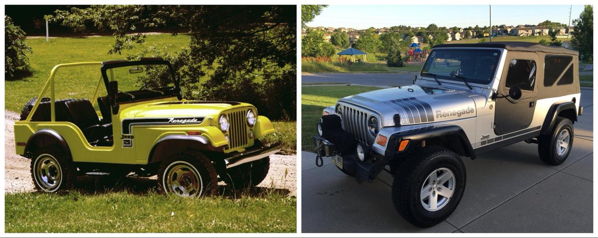 JT_Chrysler's tweet image. Whether it’s on the dirt or on the asphalt, these old-school #Jeeps always offer a premium driving experience. How would you use yours? Let us know in the comments! If you have your eye on the all-new #Wrangler, you can also come visit us at JT’s #Chrysler #Dodge #Jeep #RAM! #TBT