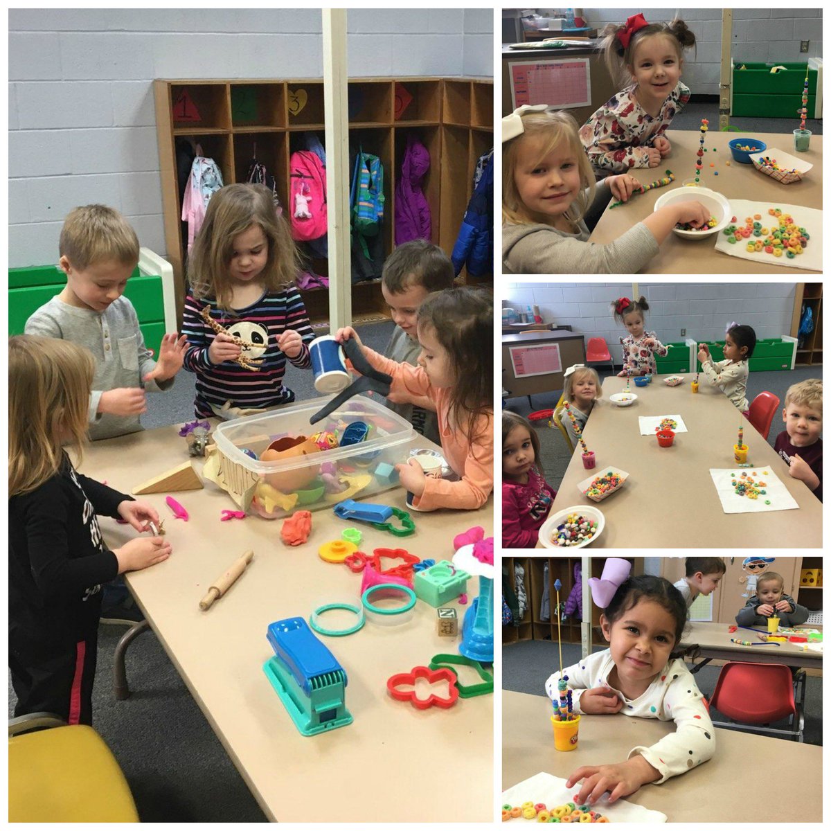 ChanuteRec's tweet image. We are close to wrapping up our Winter Tiny Tots sessions: look at these cute faces! Look for our next session in Fall 2019!