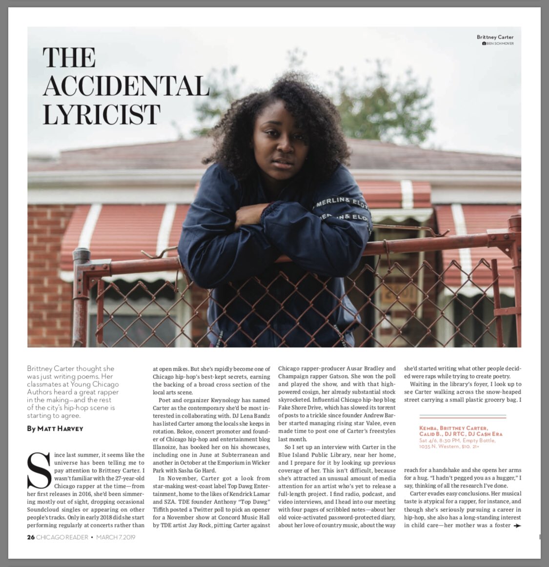 looptheory_inc's tweet image. Check out today’s issue of the @Chicago_Reader to read @_BrittneyCarter’s full feature. 🙌🏽🔗 #looptheory