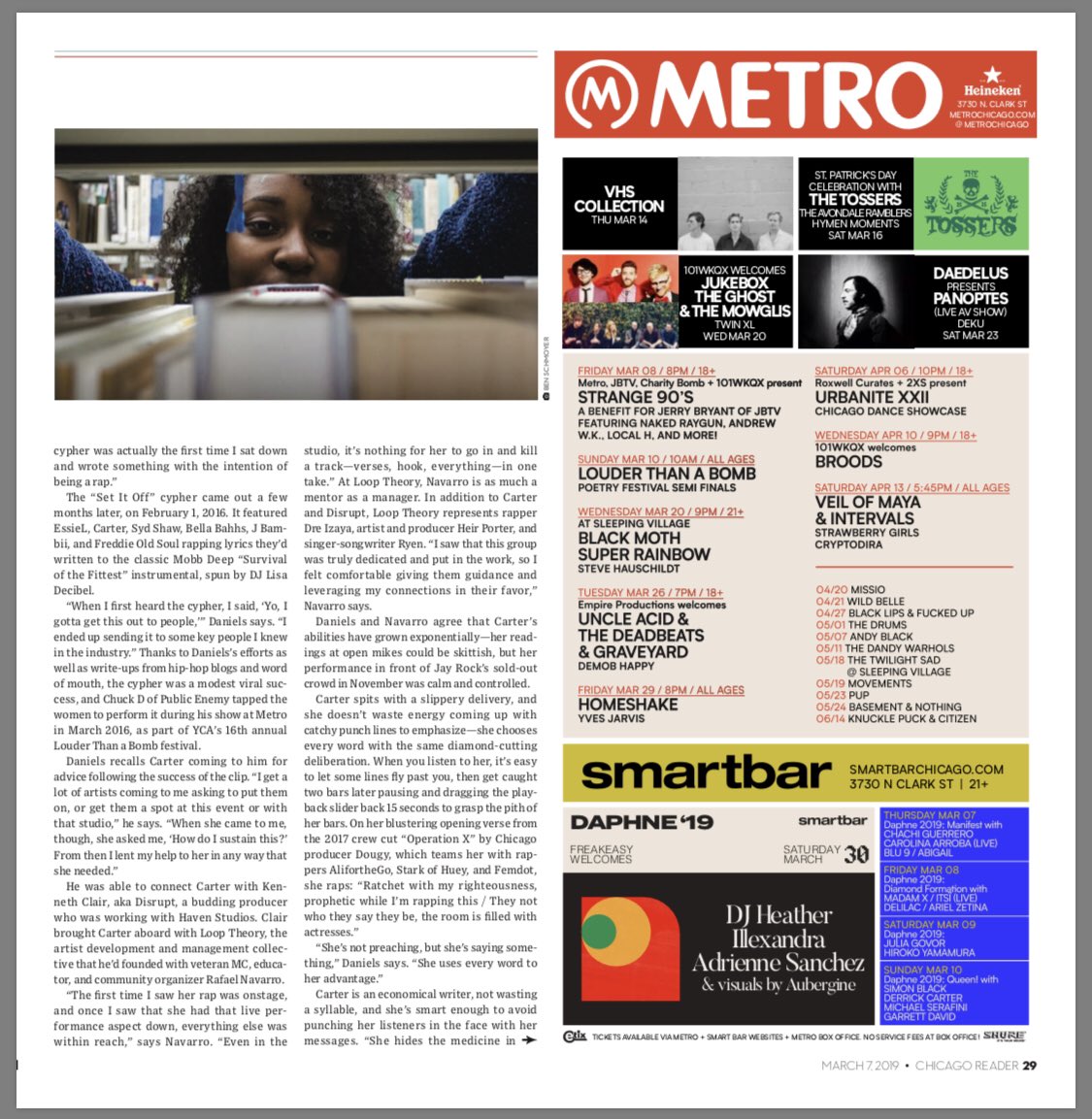 looptheory_inc's tweet image. Check out today’s issue of the @Chicago_Reader to read @_BrittneyCarter’s full feature. 🙌🏽🔗 #looptheory