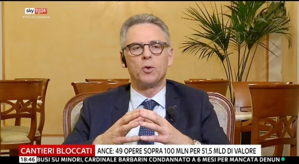 Il Presidente <a href="/ancenazionale/">ANCE</a> Gabriele Buia a <a href="/SkyTG24/">Sky tg24</a> “Le analisi costi/benefici vanno fatte quando l’opera è in fase di studio.
Non si ferma un’opera già iniziata”  #Sbloccacantieri #TAV