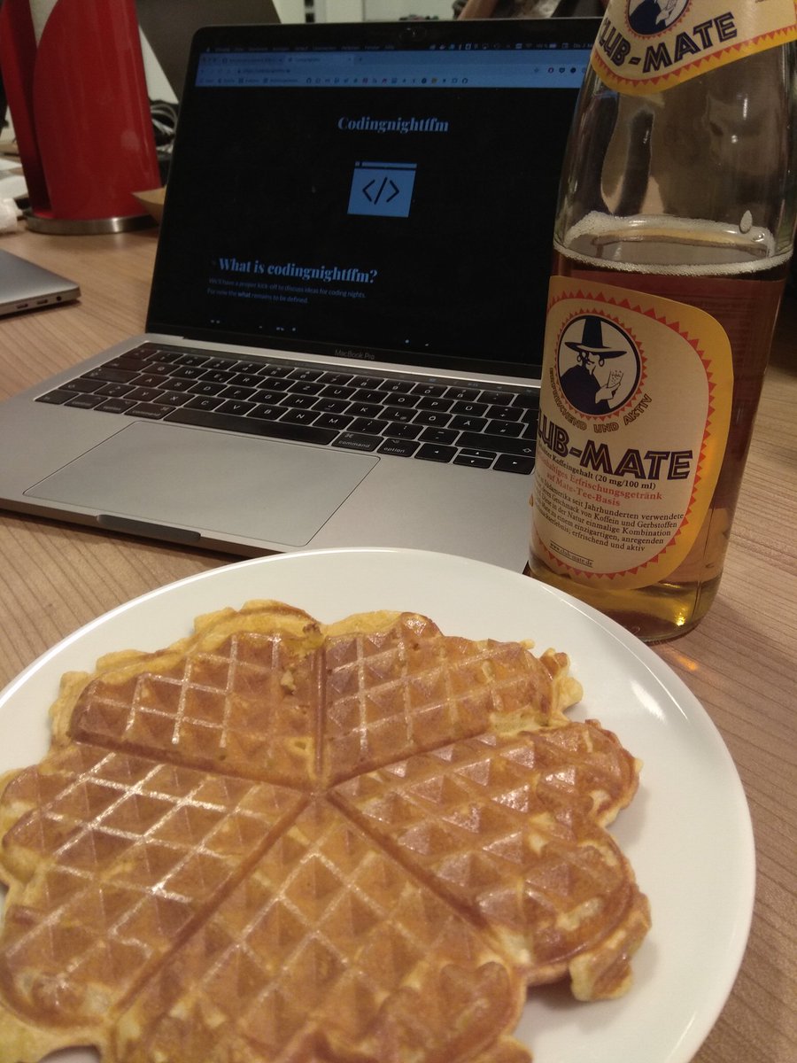 codingnightffm's tweet image. Best way to start a #codingnightffm: with waffles! 😃