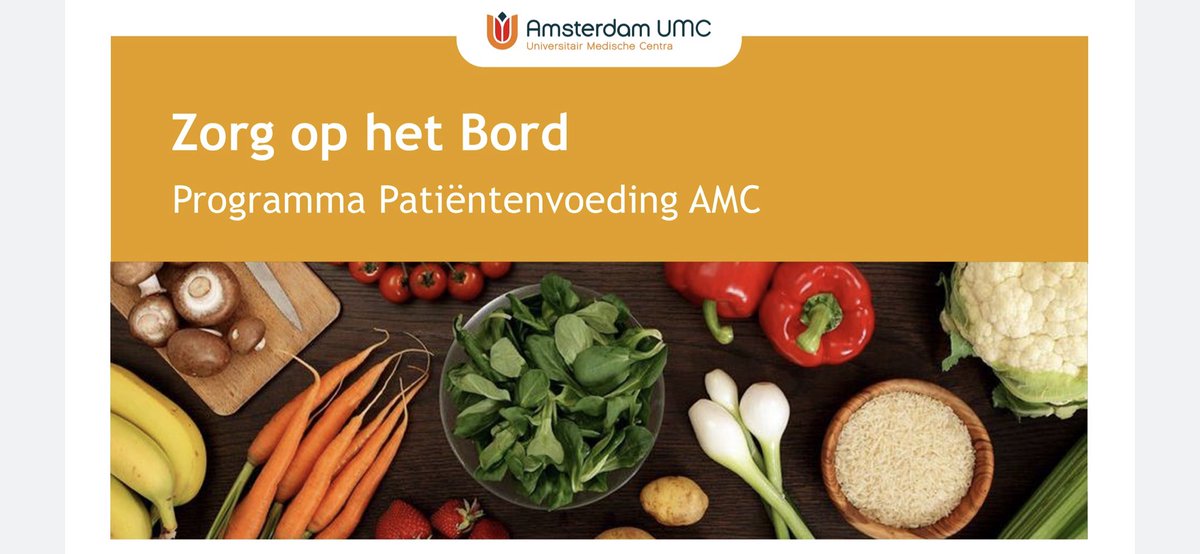 Maarten Soeters (@maarten_soeters) on Twitter photo In het <a href="/AMC_NL/">Dit account is inactief</a> zijn we hard aan de de slag voor betere, lekkere, persoonlijke en gezonde voeding voor patiënten! Volg <a href="/zorgophetbord/">ZorgophetBord</a> voor updates en info! In het <a href="/AMC_NL/">Dit account is inactief</a> zijn we hard aan de de slag voor betere, lekkere, persoonlijke en gezonde voeding voor patiënten! Volg <a href="/zorgophetbord/">ZorgophetBord</a> voor updates en info!