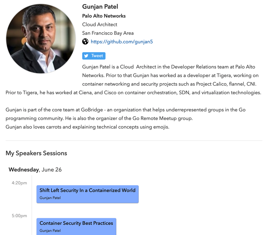 . <a href="/KubeSUMMIT/">ServerlessSUMMIT</a> somehow you've got the wrong profile picture for my talk. You have <a href="/PaloAltoNtwks/">Palo Alto Networks</a> CEO <a href="/nikesharora/">Nikesh Arora</a> 's picture in there with my name 🙂 People will be very disappointed if they don't get to see Nikesh doing the talks 🤣 Please fix that
