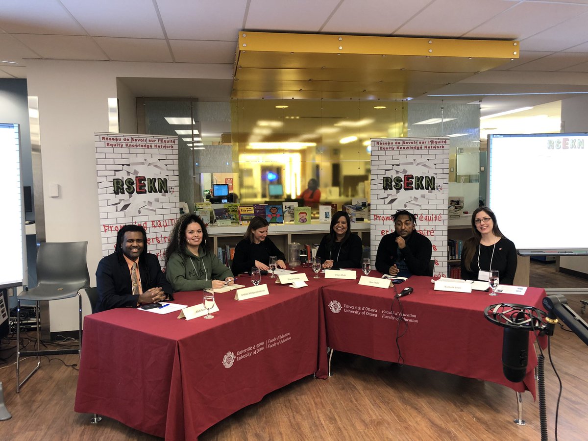 Nathalie Sirois, Gestionnaire principale au CEPEO et Abdi Bileh Dirir, Cofondateur  de ACPHA, au panel du Symposium Jean Paul Dionne à l’Universite d’Ottawa. Un espace de discussion et d’échanges de savoir sur la diversité et l’équité.