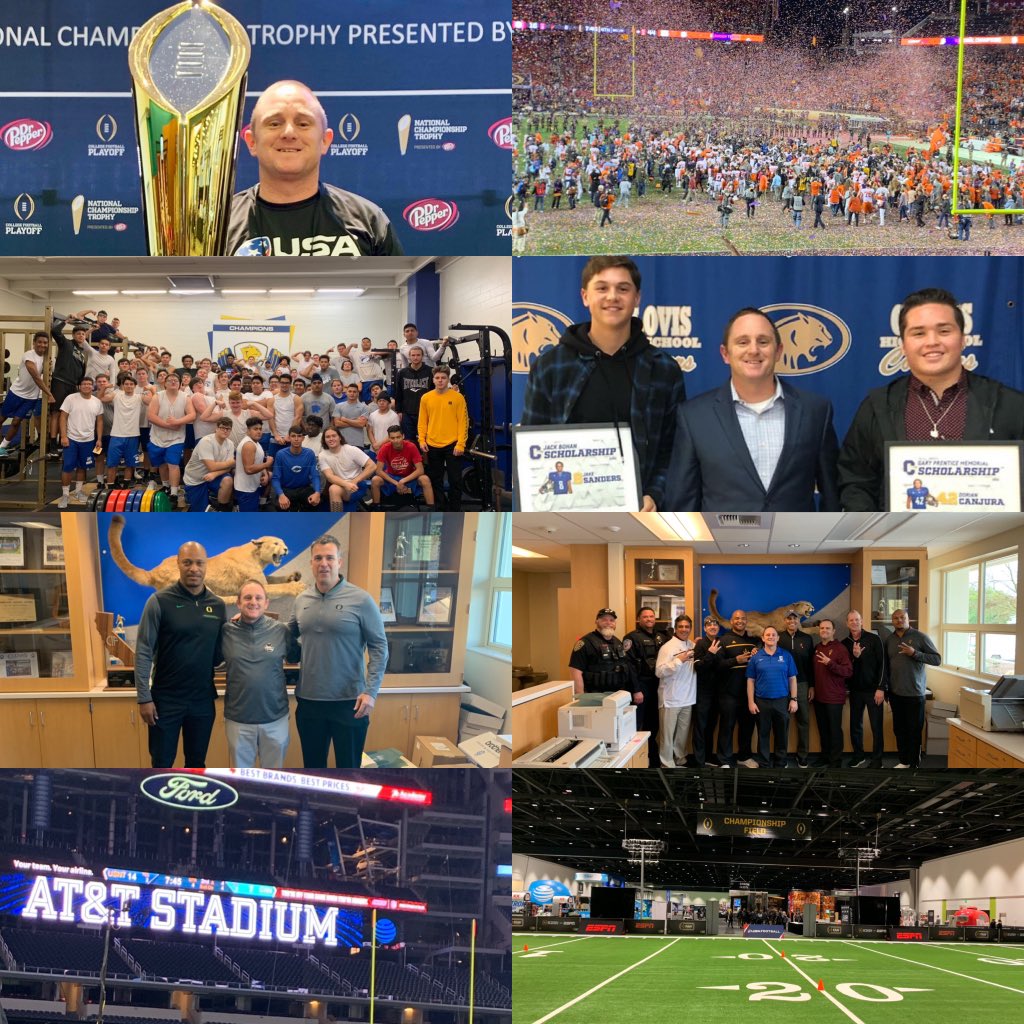 CoachRHammond's tweet photo. 2019 is off to a fast start for football. College coaches galore, new maxes in the weightroom everywhere, great banquet to close 18 even got to work and attend the NC. #Drive4Nine https://t.co/CelGjOjOl4