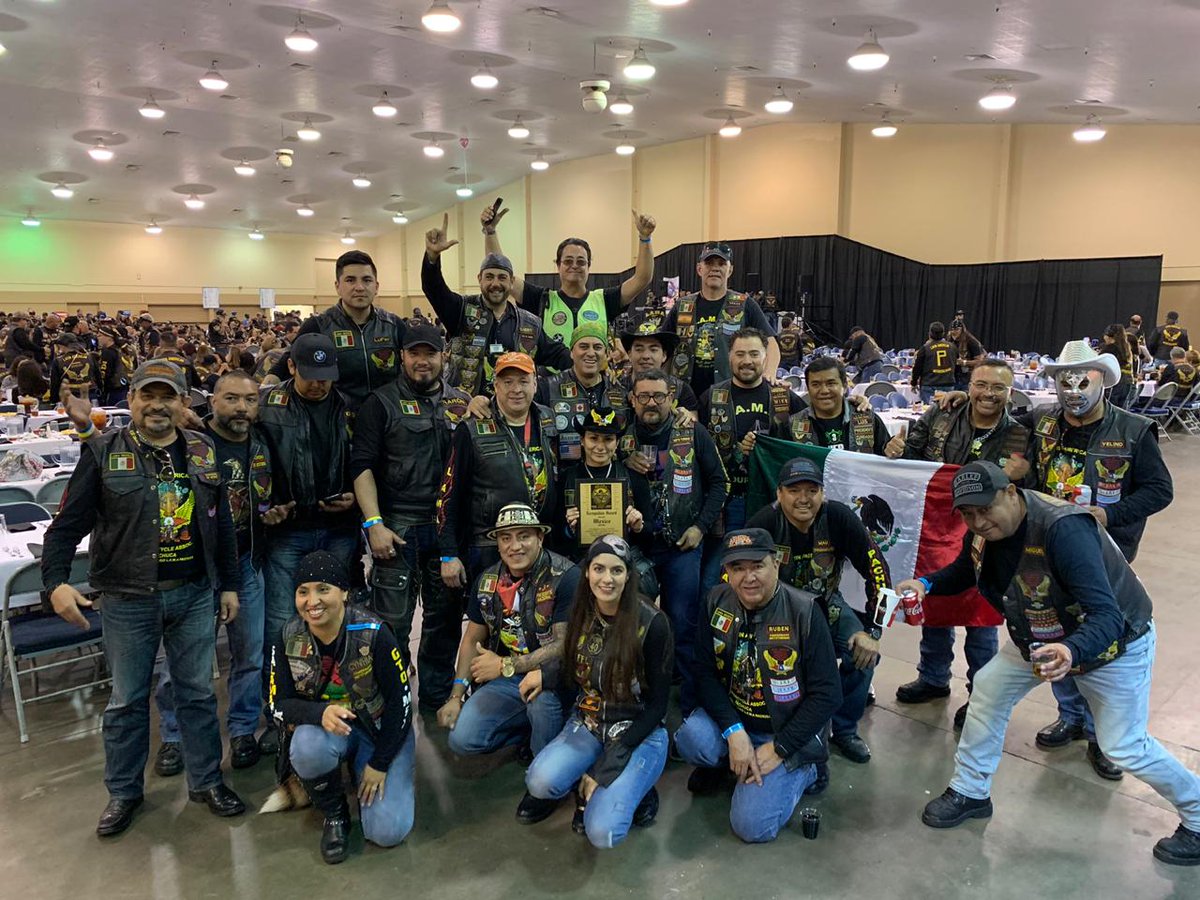 LAMAMxOficial's tweet photo. Nuestro capitulo Hidalgo centro obtuvo el 4° lugar a mayor distancia recorrida, gracias por poner nuestros colores en alto en el “Rally Internacional Florida” 👏😎
#LAMA #LAMAMx #LAMAForever #ForeverLAMA #BikerFamily #Ride #Rally #RallyFlorida #LAMAHidalgo #Reconocimiento https://t.co/qEtJLaF37o