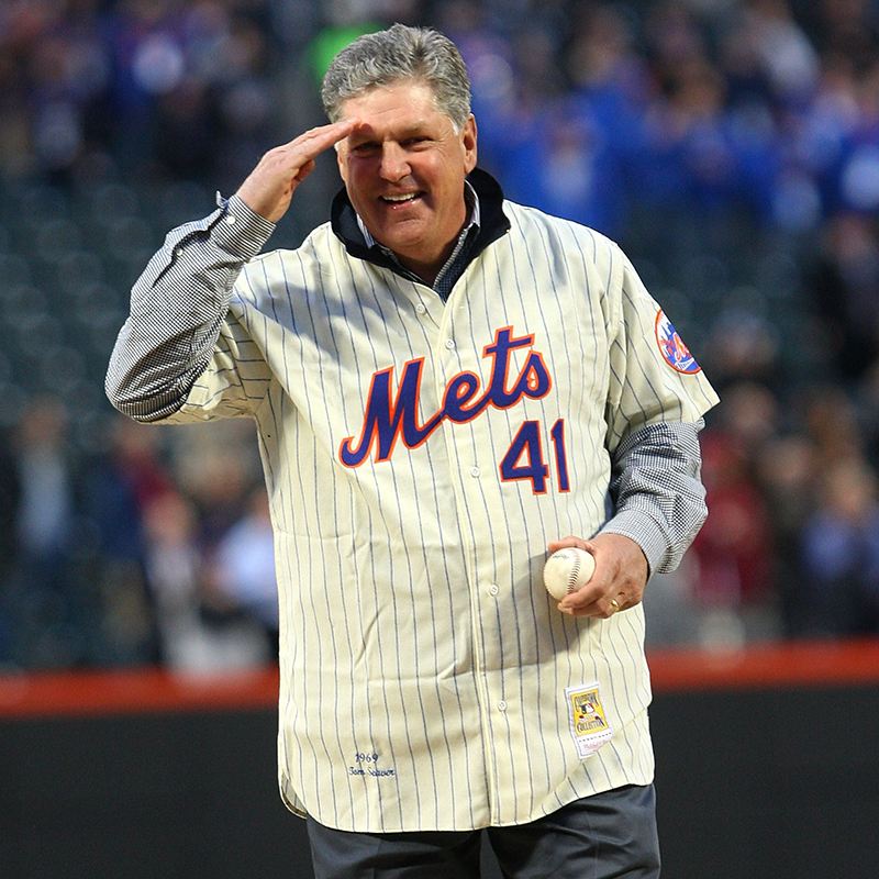 MLB's tweet photo. Hall of Famer and 3-time Cy Young Award winner Tom Seaver has been diagnosed with dementia.

Our thoughts are with Tom and the Seaver family. https://t.co/aaOGg0SFpe https://t.co/vFSbvcVmhZ