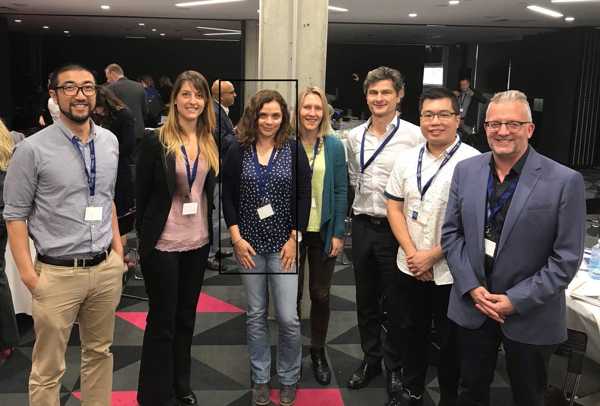 GRIDD_GU's tweet photo. On #IWD2019 we celebrate our #womeninSTEM GRIDD Strategic Development Manager Dr Raya Monteiro honing her technology pitching skills with her team at Bridge Program training in Sydney @GRIDD_GU @program_bridge @Griffith_Uni @MTPConnect_AUS @GU_Sciences #BalanceforBetter https://t.co/hIkg0IXluJ