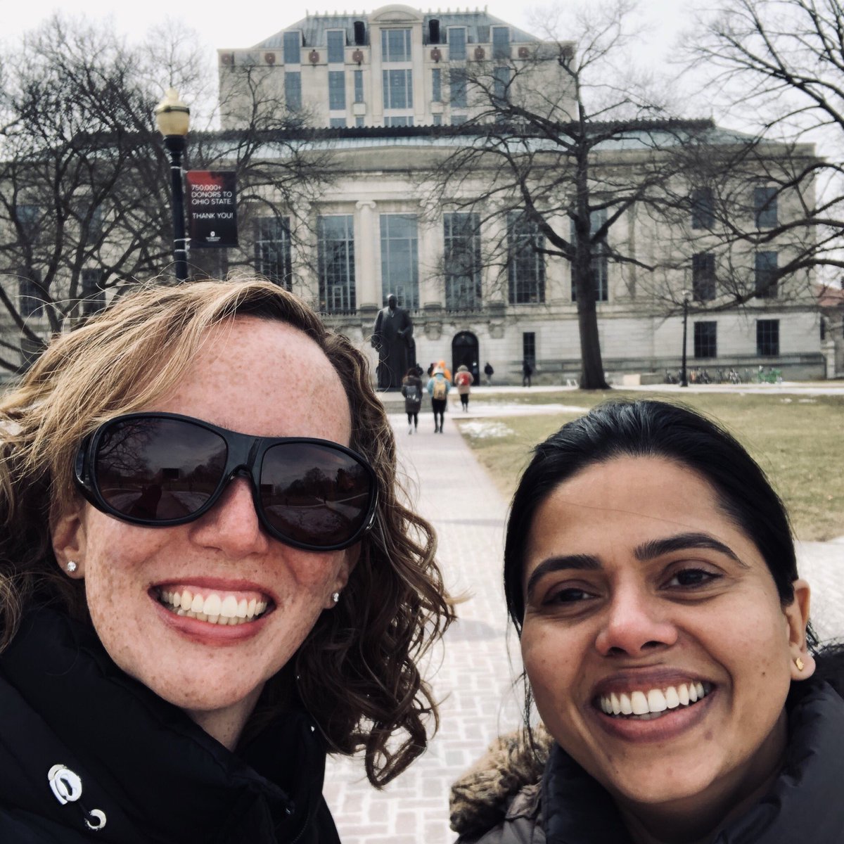 CArnoldMD's tweet image. Another amazing perk of working @OSUWexMed is a world class museum on campus. #FASTPath social to experience a guided tour of The latest John Waters exhibit at @wexarts with 100 other art lovers at lunch time. with the wonderful @JayaB_hempath #AlwaysTimeForArt #SpringIsInTheAir