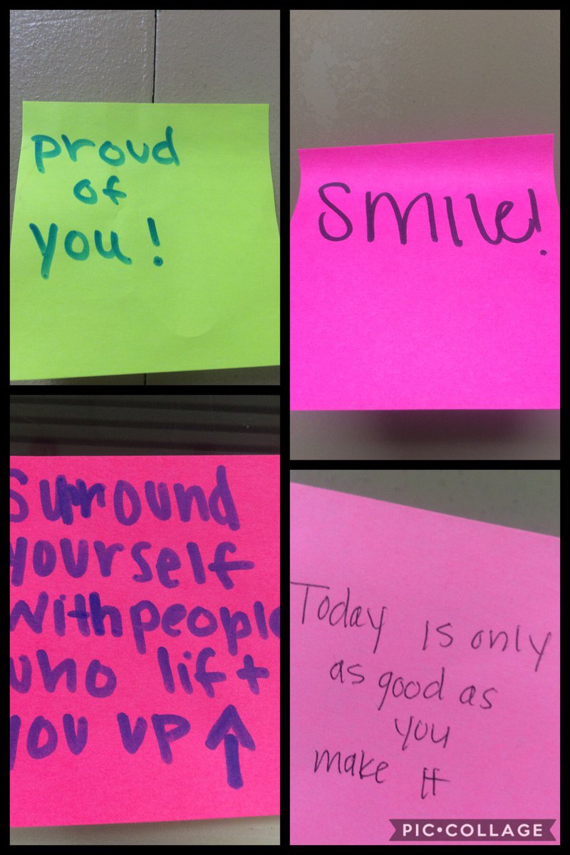 Thanks to whoever spread these positive messages around CHS last week.  ⁦<a href="/corevalueschs/">Chardon Core Values Club</a>⁩