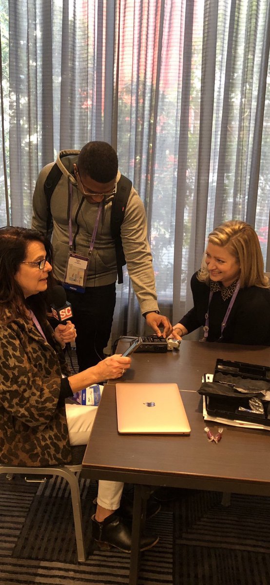 KeenanSkelly's tweet photo. Great chat/podcast with @TeriRnNY for #SCMag at #RSAC19 on Active Defense #hackingback https://t.co/lyxB85L3wL