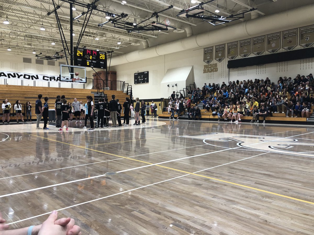 RCHSUnified's tweet photo. Yesterday was our last basketball game of the season. We would like to thank EVERYONE who has supported this program. Unified continues to grow every year. And next year we only hope it gets bigger. Thank you jags!🐯🖤🌟 #RCUnified #choosetoinclude #PlayUnified #MakeMichaelsWish https://t.co/ouc2Ll1BBb