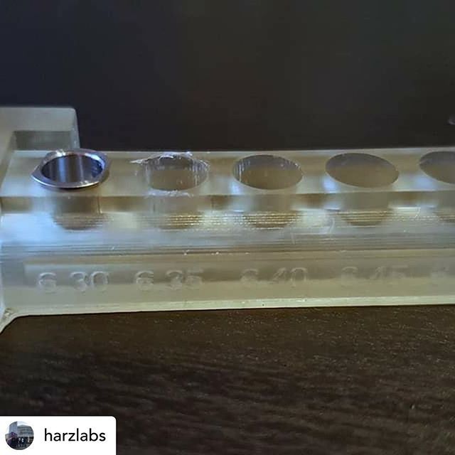 3dheals's tweet photo. Posted @withrepost • @harzlabs Precision Straumann guide test with HARZ labs Dental Yellow Clear; less than 0,02mm deviation in X-, Y- and Z-axis post curing with the Photon. #harzlabs #dental #surgicalguide #3dprinting #anycubicphoton #dlp3dprinter… https://t.co/sxuyCPBYIF https://t.co/W36wQ7tkv4