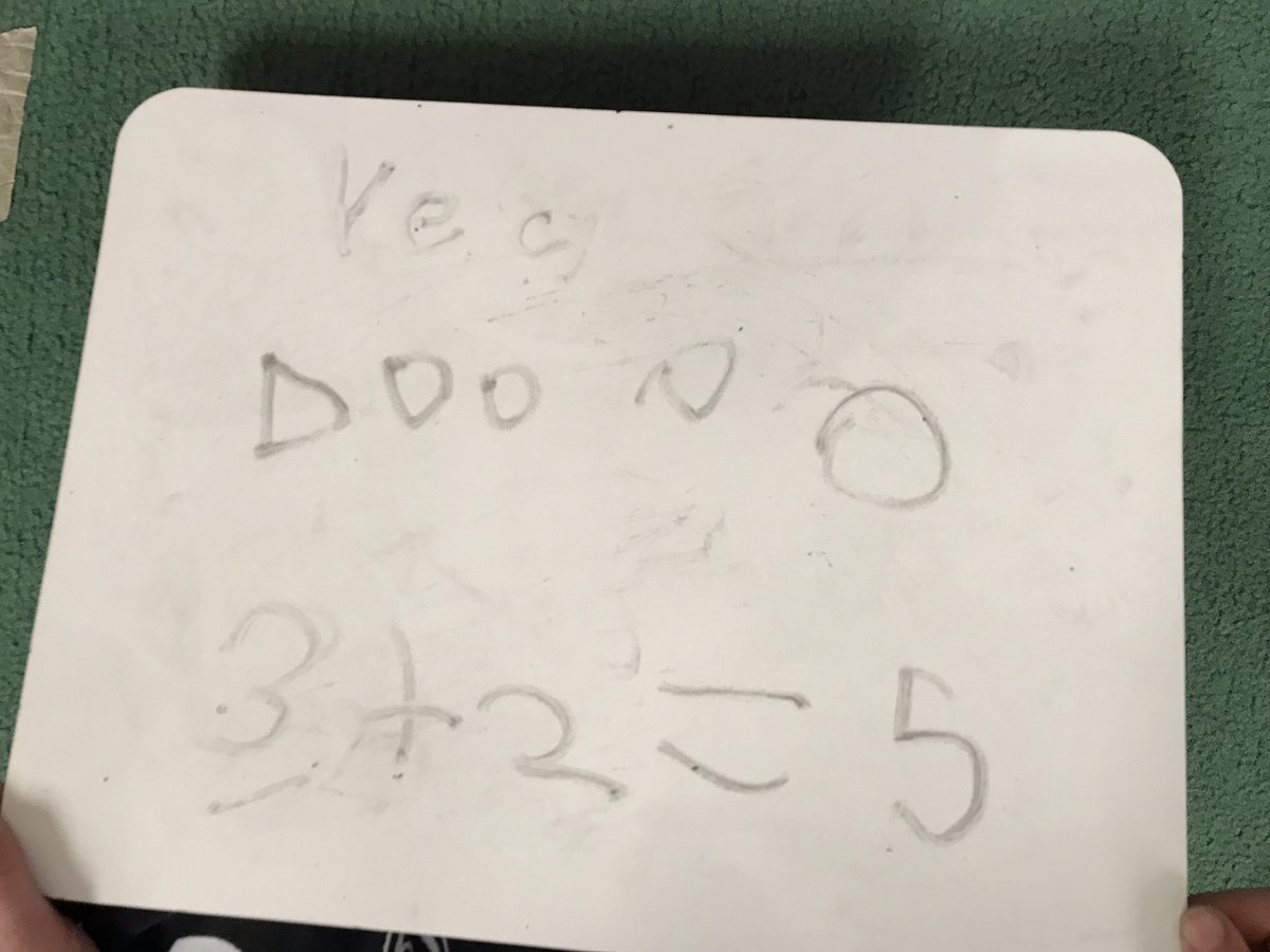 Little1Learning's tweet image. We can show our mathematical thinking in different ways. #noworksheetnoproblem @SolleyAACPS