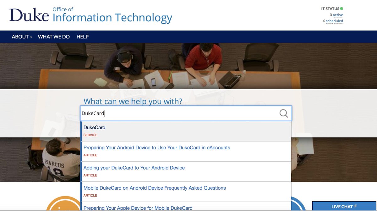 Duke Office of Information Technology tweet media