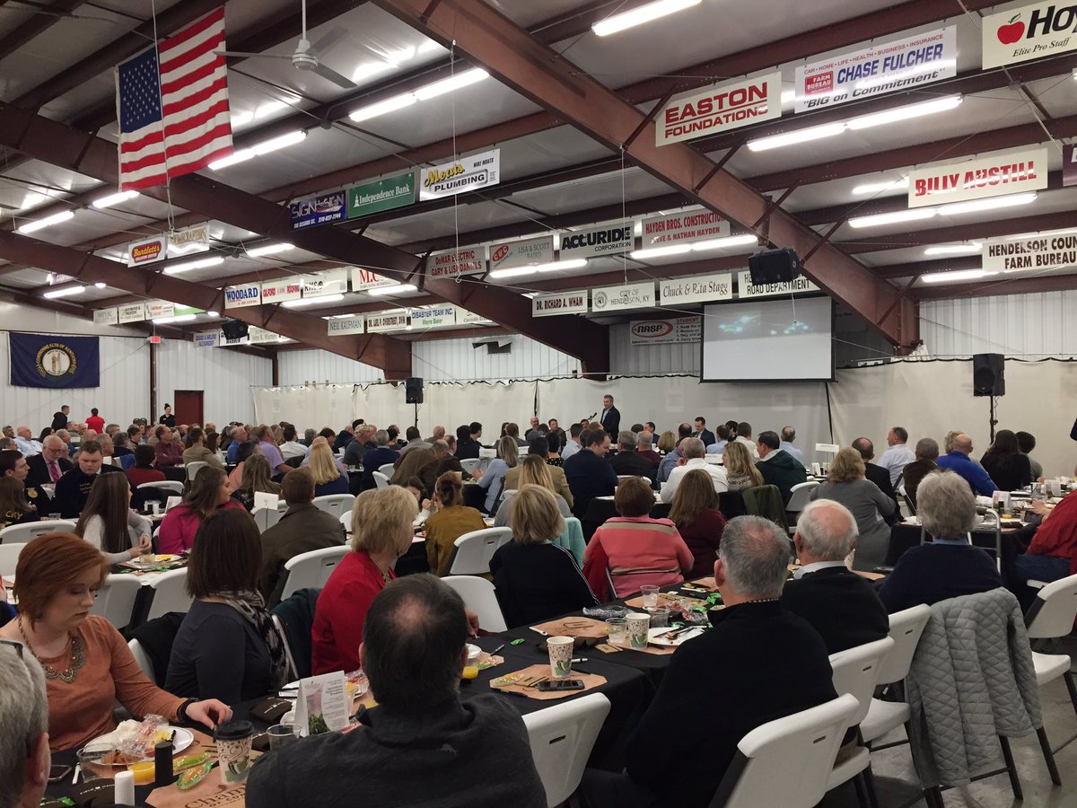 KYAgCommish35's tweet photo. Thank you Henderson County for the delicious breakfast this morning! And thank you Henderson Rotary Club for having me speak with your group this afternoon about the importance of agriculture in our communities. #KyAg365 https://t.co/w86IXDkNlE