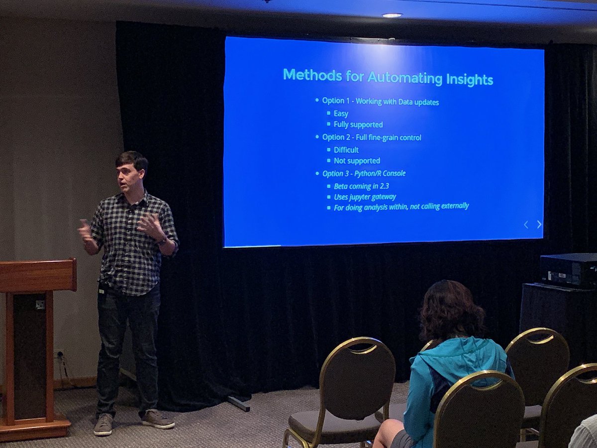 EsriDevEvents's tweet photo. Learn useful techniques for integrating with Insights with Bryan Chastain! Mesquite C #devsummit #userpresentations https://t.co/Vmll1MBc5P