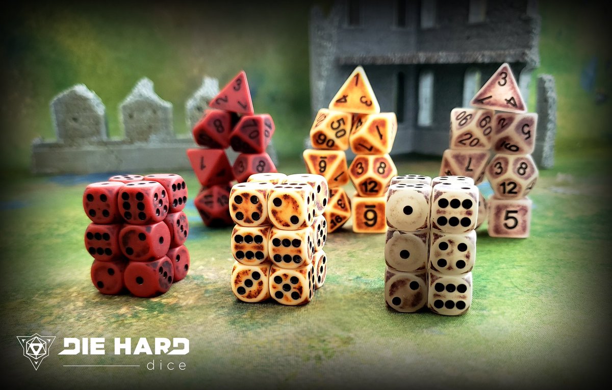 dieharddice's tweet photo. Our 12mm d6 golem micro-armies are here and ready to aid you in your battles, available as 12-piece sets in Blood, Bone, and Spectral.
https://t.co/QawWLn52VN
#wargames #warhammer #ttrpg #Warmachine #d6 #pippeddice #DHDcustom #ttrpg #dice #diceporn #dicedicebaby https://t.co/5u2O8siHQR