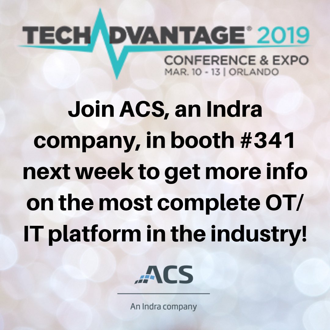 minsaitacs's tweet image. Join @acspower, an @IndraCompany, in booth #341 @NRECAintl #techadvantage2019 next week to get more info on the most complete OT/IT platform in the industry!

#scada #adms #oms #flisr #rtu #derms #smartgrid #prism #centrix #ntx #substation #utilities #powerindustry #otit #agm