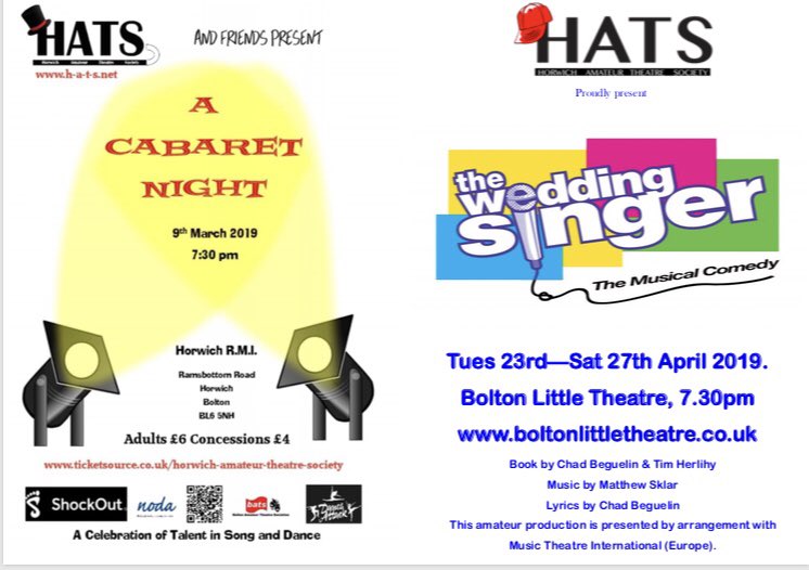 It’s Cabaret night this Saturday at Horwich RMI Club. Come on down for a night of amazing talent, you won’t be disappointed!!!!