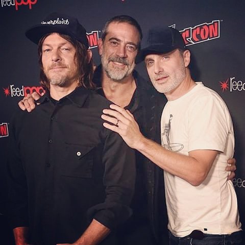 Hello 🤘❤ #thewalkingdead #normanreedus #jeffreydeanmorgan #andrewlincoln #daryldixon #negan #rickgrimes #twd #twdfamily #twdworld