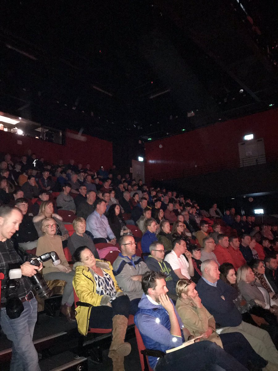 MccaffreyThe's tweet photo. A fantastic night at our Football Focus event @garagetheatremn Over 200 people in attendance. 4 top class speakers in @markscanlon85 @Train2BSmart PatMcGibbon @mccareyA1 and Tom Mohan @FAIreland
#smcfoundation https://t.co/3vZ3Mflyas