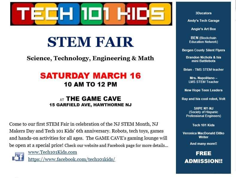 It'll be a great event!  #tech101kids #youngEngineers #STEM