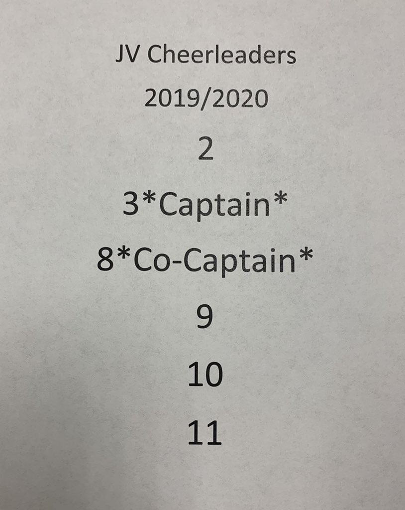 AmyGMartinVMHS's tweet photo. Congrats to our new cheerleaders! https://t.co/KebCU7KXvZ