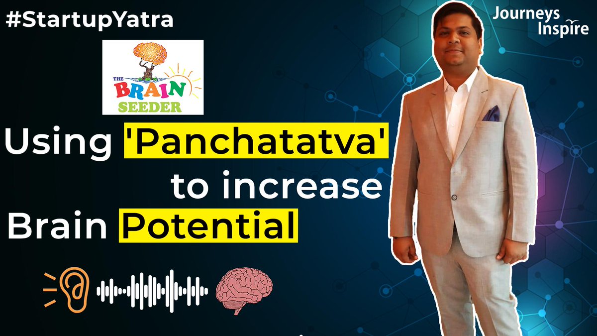 jiscoverys's tweet photo. The Brain Seeder is a startup that is solving this issue by using ‘’panchatatva’’ to increase brain’s potential.  

👉👉https://t.co/YHsG3nvFA6

https://t.co/QOV19qarcR  
+91-9893064372  

#Motivation #inspire #journeysinspire #brainseeder #bhopal #india #Entrepreneurs https://t.co/Ifwsy3nZ1A