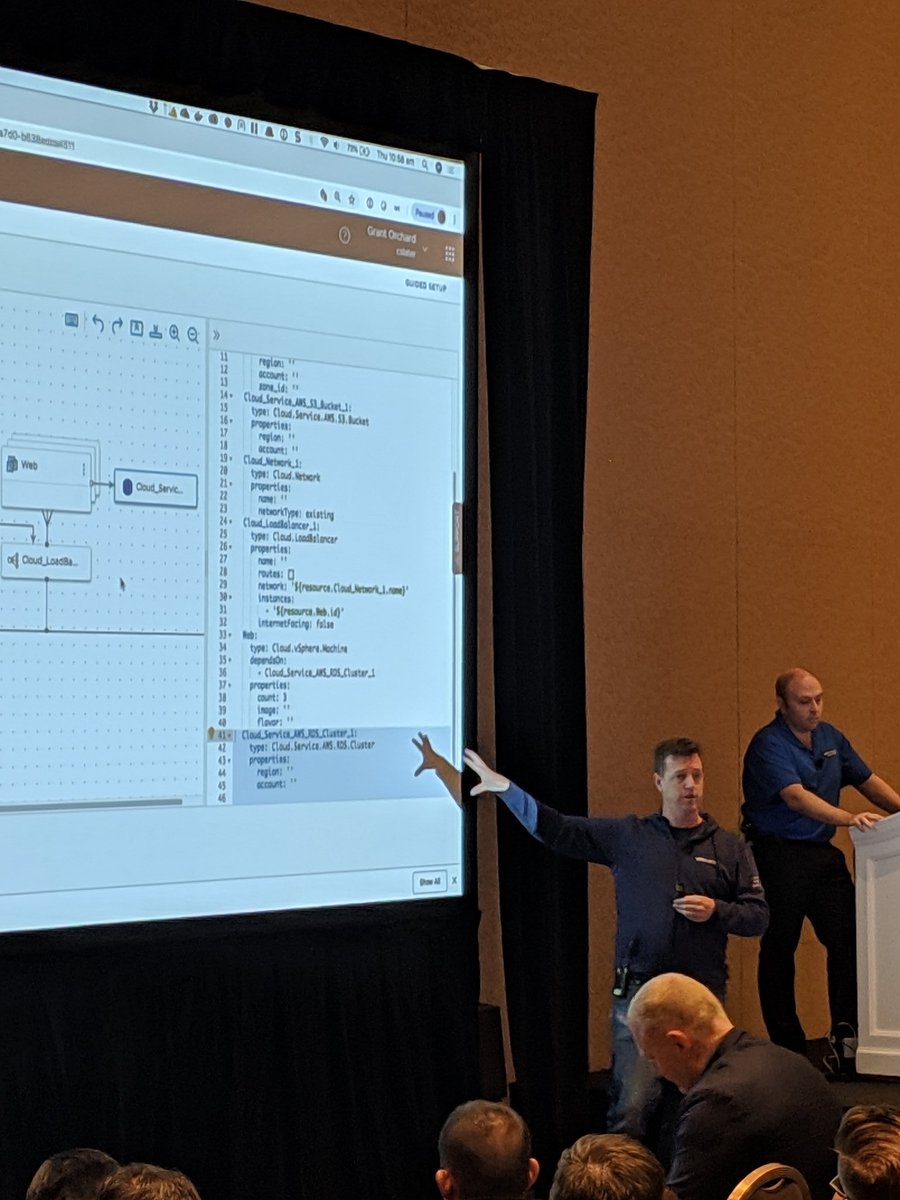 Codydearkland's tweet photo. @grantorchard @cslater27 and Scott Norris (who's Twitter handle I don't know...) Gifting out some awesome knowledge around @VMwareCAS https://t.co/AEAsppaUks